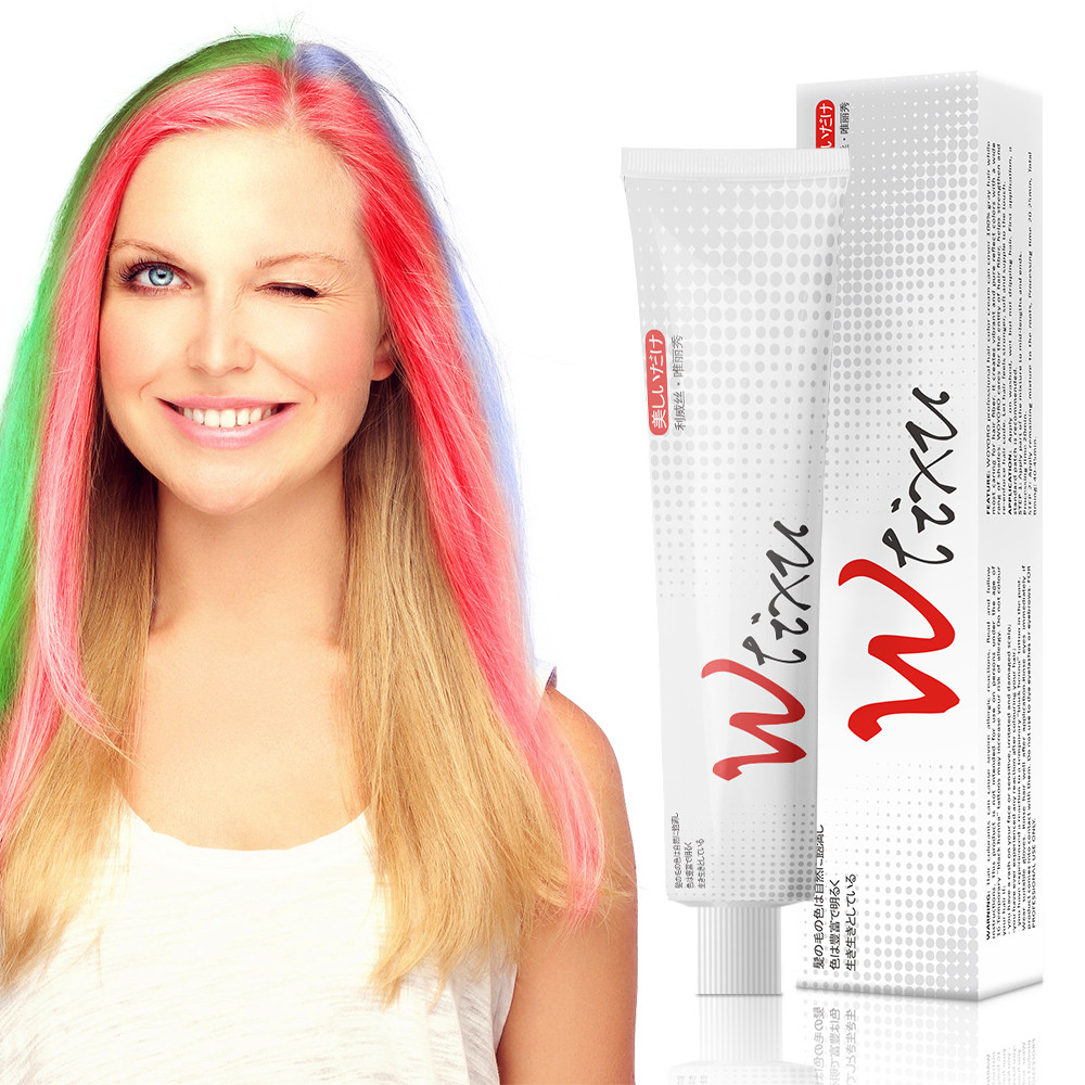 Il colore permanente nero di modo di Wlixu protegge la crema della tintura per capelli 100ml