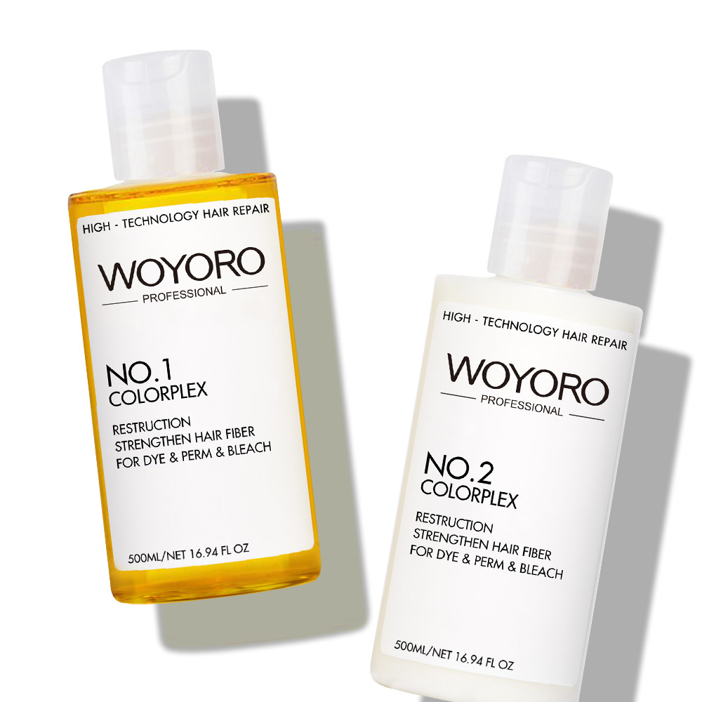 I capelli Colorplex di WOYORO hanno fissato il trattamento per Permed tinto hanno candeggiato lucido brillante di restauro dei capelli