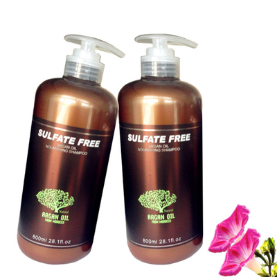 SLS liberano lo sciampo d'idratazione del trattamento dei capelli dell'olio di argan per capelli asciutti & nocivi