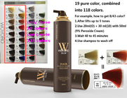 Crema libera della tintura per capelli dell'ammoniaca duratura 19 colori basati 260ml per il salone